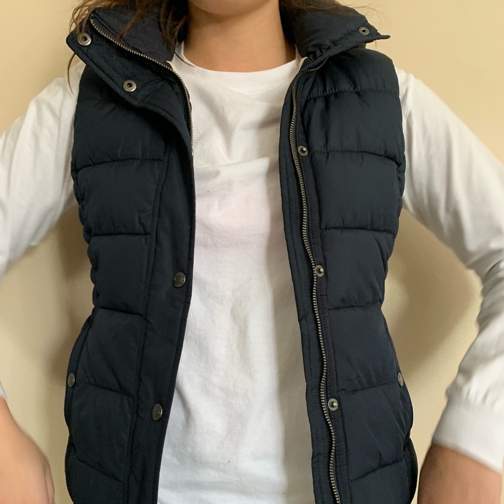 Navy blue vest